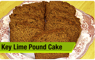 For the LOVE of Pound Cakes - Key Lime Pound Cake