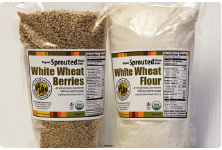 Sprouted White Wheat Flour and Grains