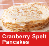 Cranberry Spelt Pancakes