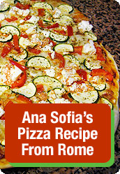 Ana Sofia's Pizza Story and Recipe