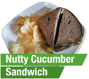 Nutty Cucumber Sandwich