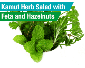 Kamut Herb Salad with Feta and Hazelnuts