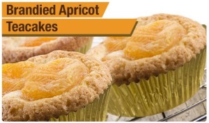 Brandied Apricot Teacakes